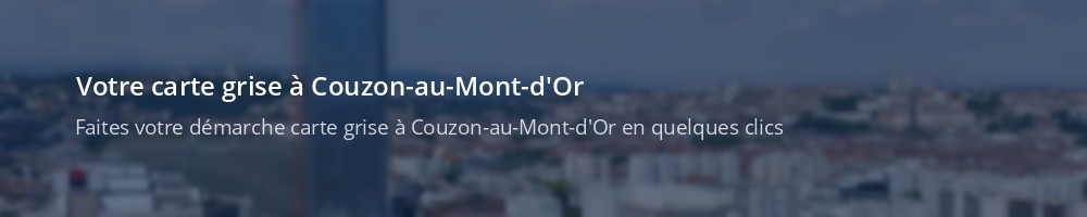 Immatriculation à Couzon-au-Mont-d'Or