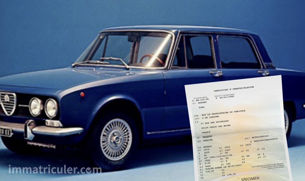 prix carte grise alfa-romeo 2000-3