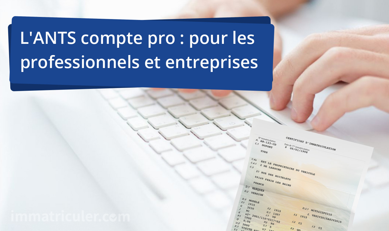 L'ANTS Compte Pro : Pour Les Professionnels Et Entreprises