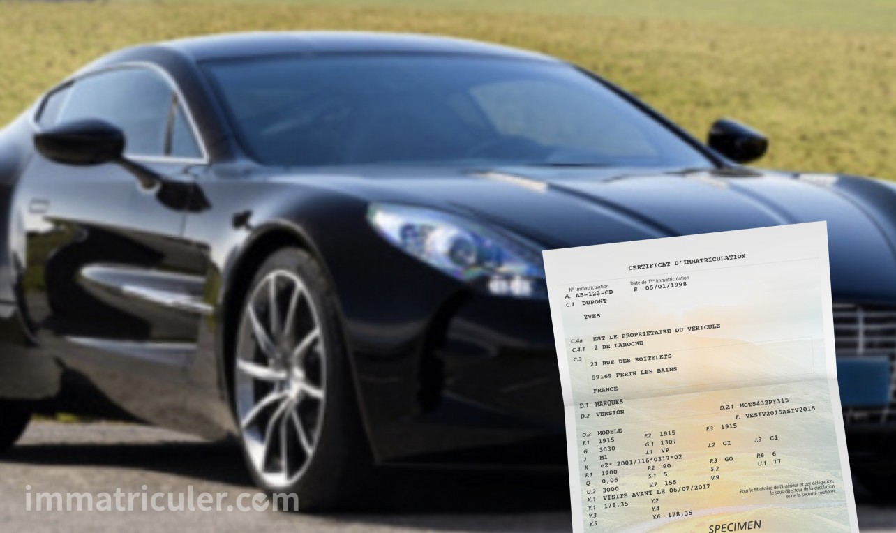 prix carte grise aston-martin one-77-9