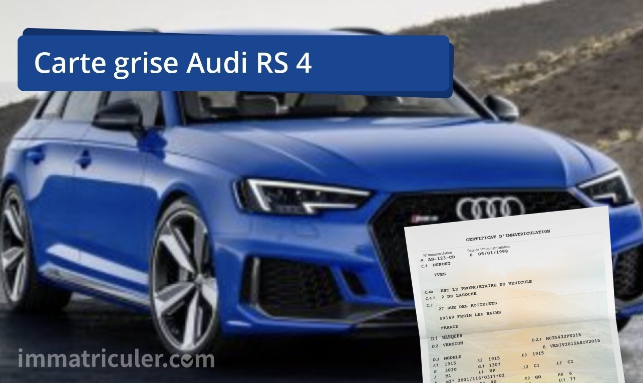 prix carte grise audi rs-4-10