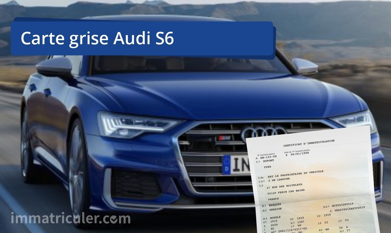 prix carte grise audi s6-10