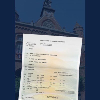 prix carte grise Auterive 31190