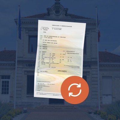 prix carte grise Biganos 33380