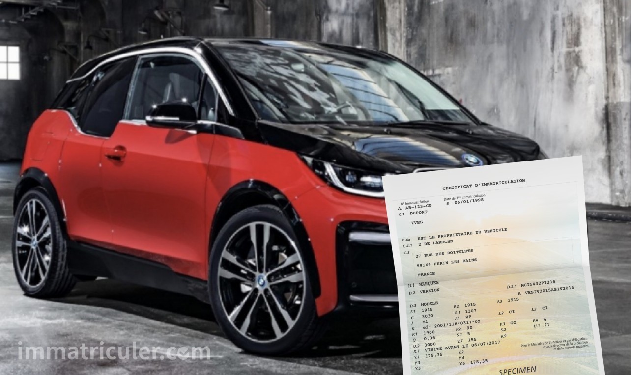 prix carte grise bmw i3-18