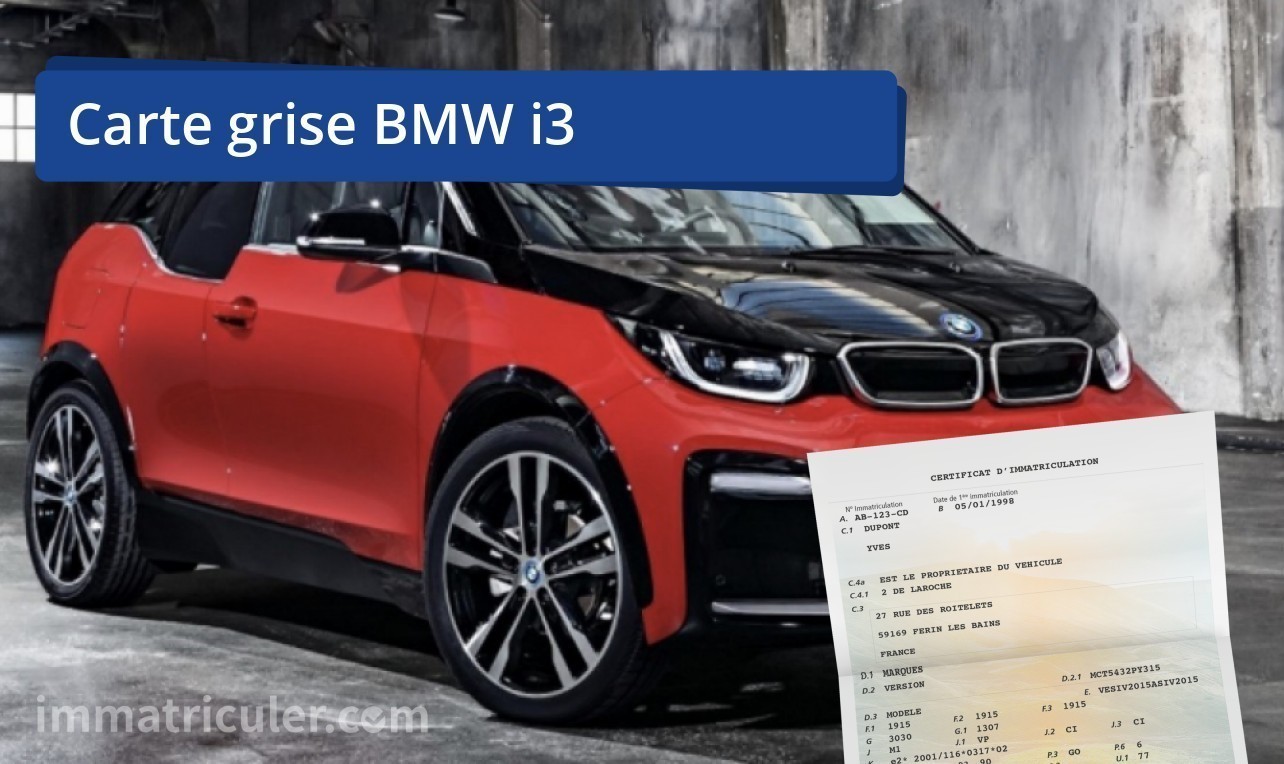 prix carte grise bmw i3-18