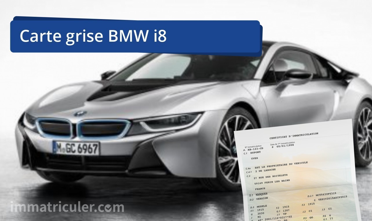 prix carte grise bmw i8-18