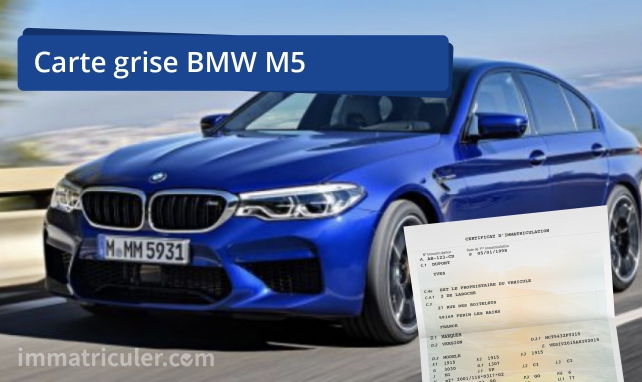 prix carte grise bmw m5-18
