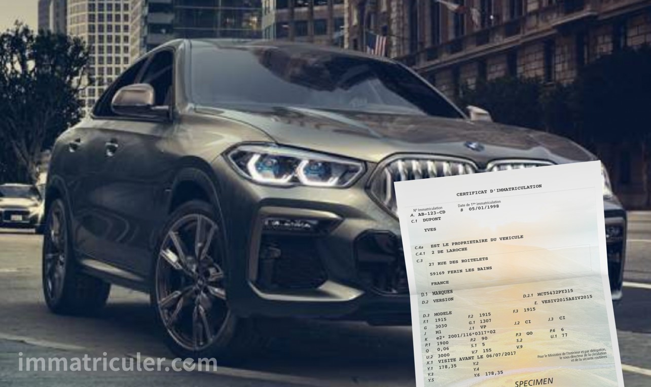 prix carte grise bmw x6-18