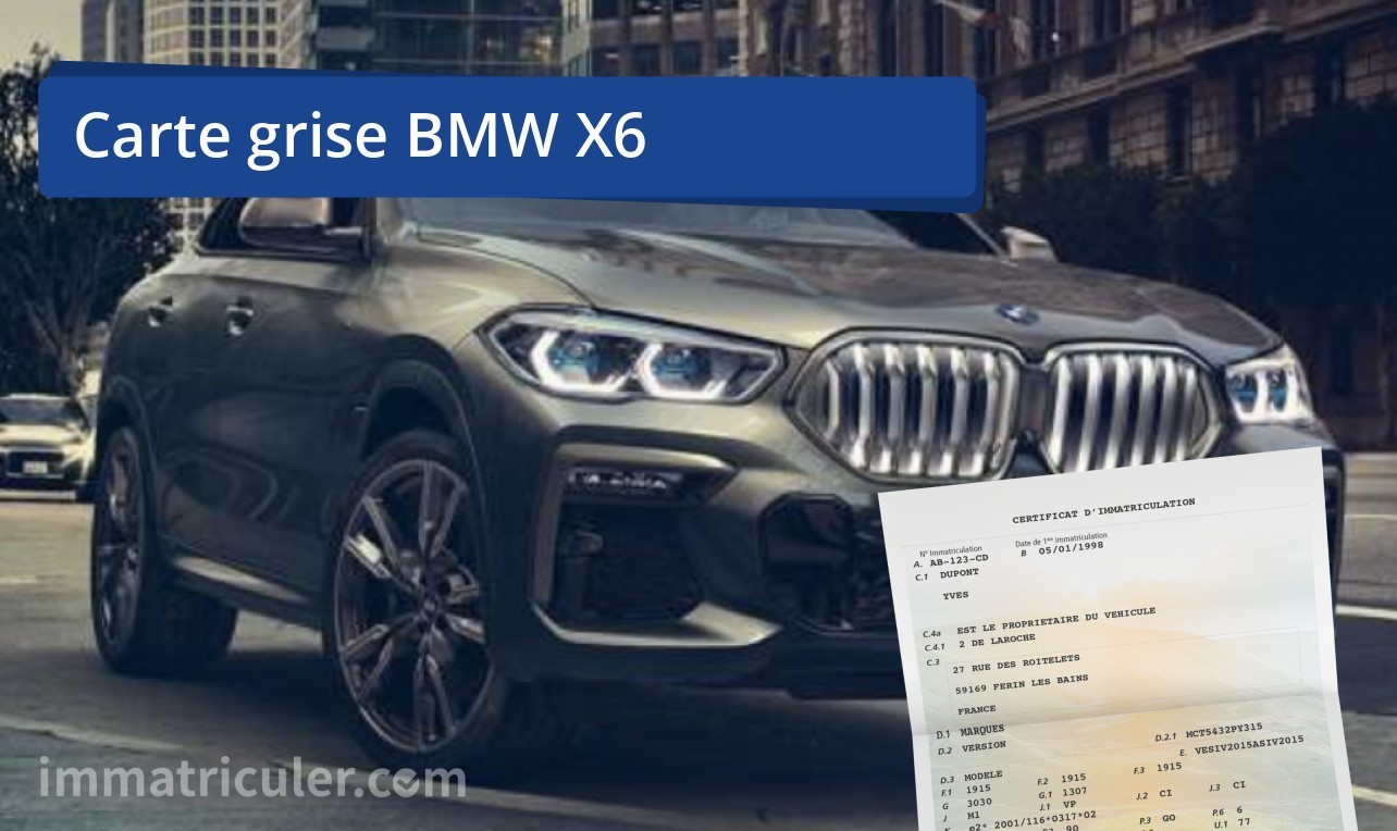 prix carte grise bmw x6-18