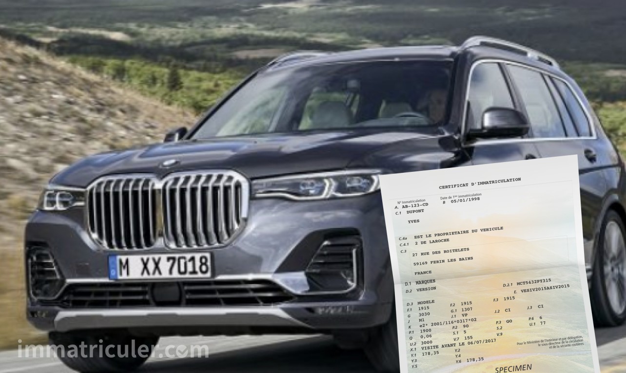 prix carte grise bmw x7-18