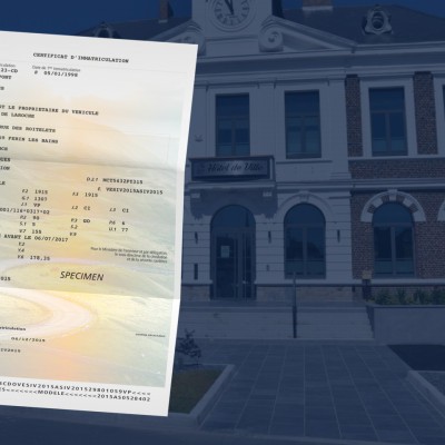 prix carte grise Bruay-sur-l'Escaut 59860