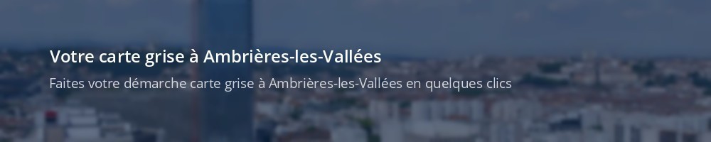 Immatriculation à Ambrières-les-Vallées