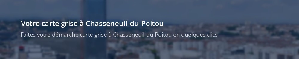 Immatriculation à Chasseneuil-du-Poitou