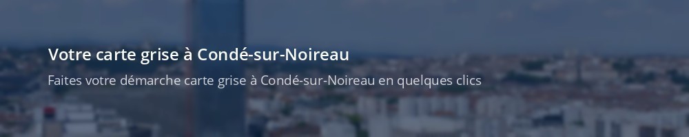 Immatriculation à Condé-sur-Noireau