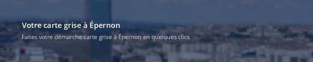 Immatriculation à Épernon