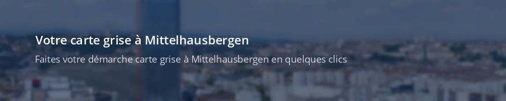 Immatriculation à Mittelhausbergen