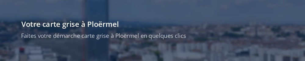 Immatriculation à Ploërmel