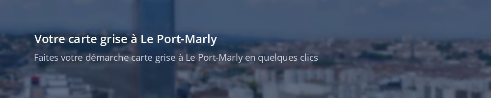 Immatriculation à Le Port-Marly
