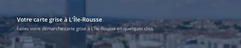 Immatriculation à L'Île-Rousse