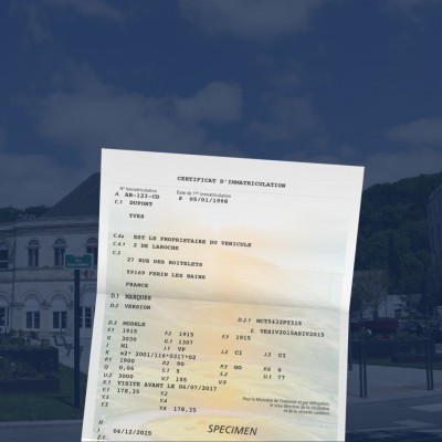 prix carte grise Cenon 33150