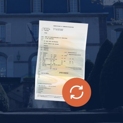 prix carte grise Chamalières 63400