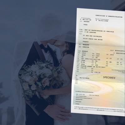 changer nom carte grise mariage