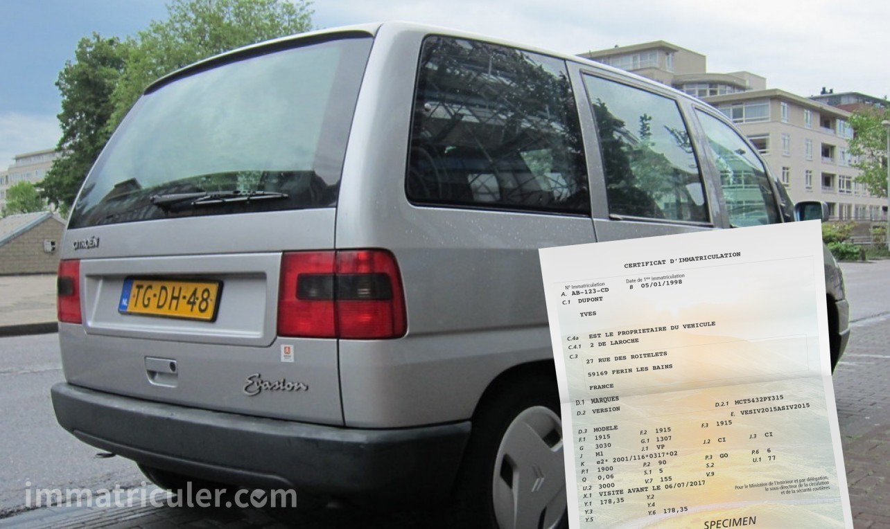 prix carte grise citroen evasion-37