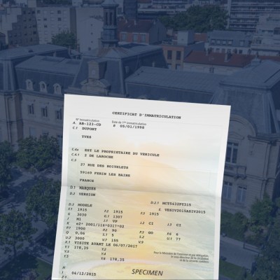 prix carte grise Clichy 92110