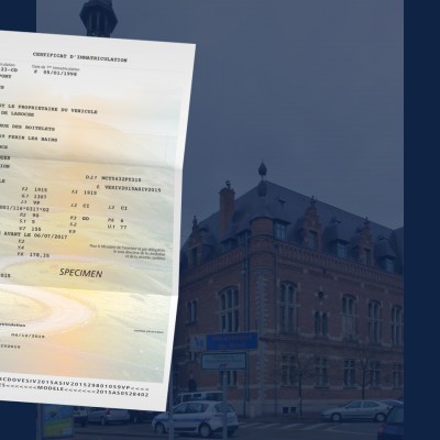 prix carte grise Comines 59560