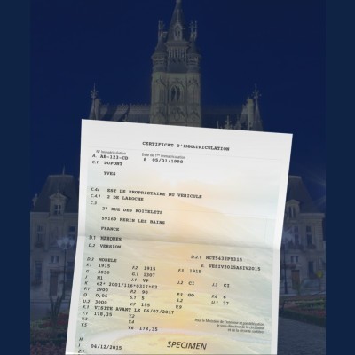prix carte grise Compiègne 60200