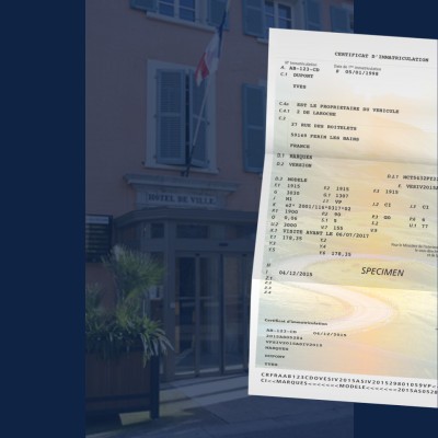 prix carte grise Cuers 83390