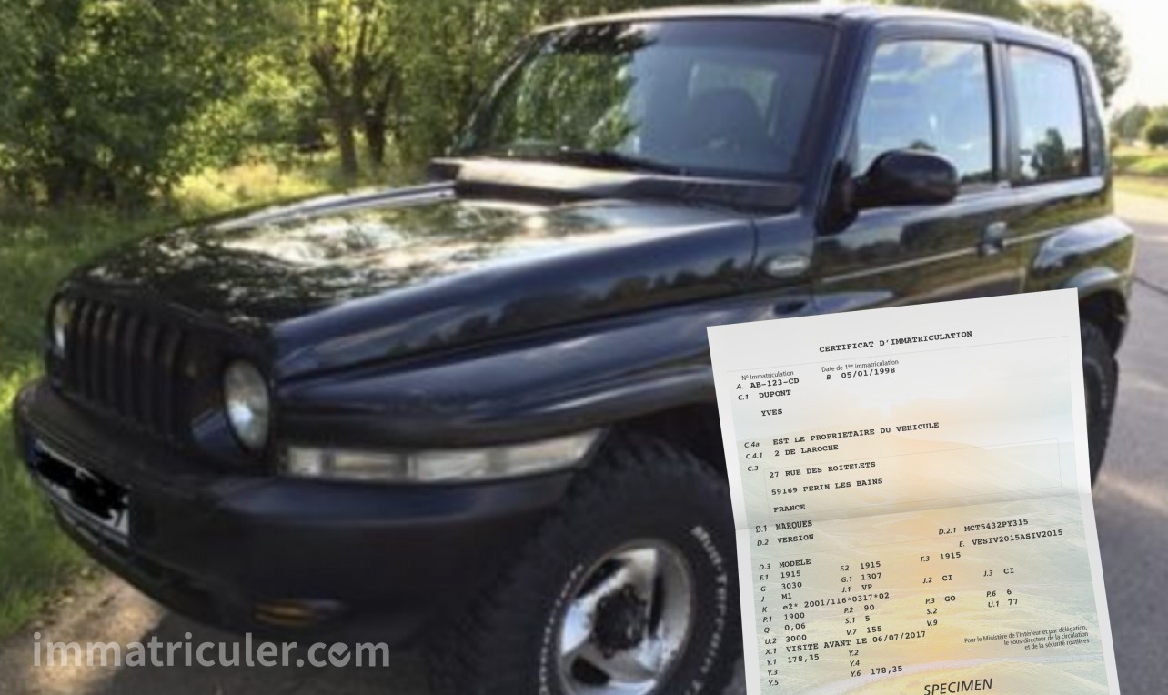 prix carte grise daewoo korando-42