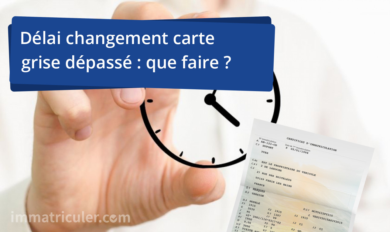 delai carte grise depasse