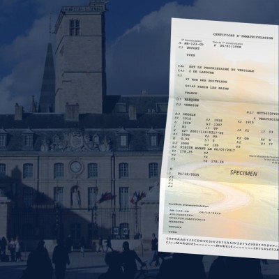 prix carte grise Dijon 21000-21100