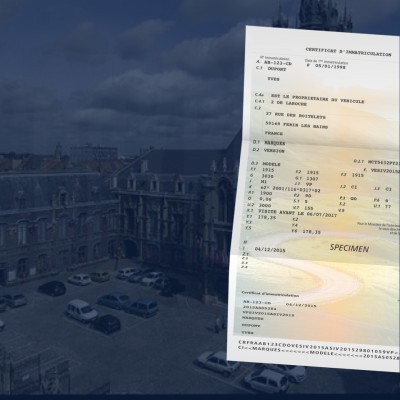 prix carte grise Douai 59500