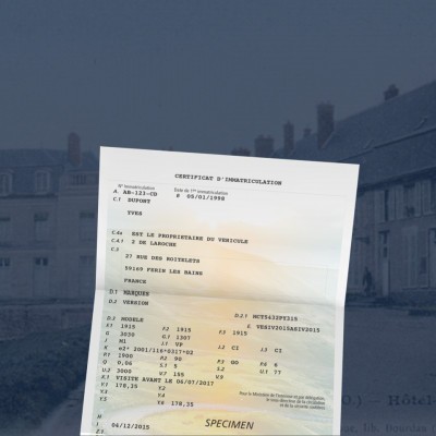 prix carte grise Dourdan 91410