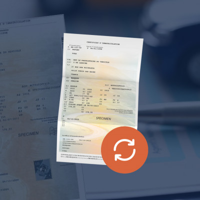 duplicata carte grise vehicule de societe