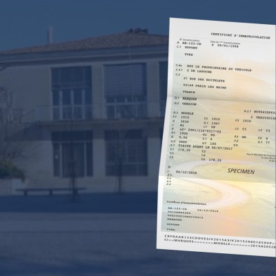 prix carte grise Eysines 33320