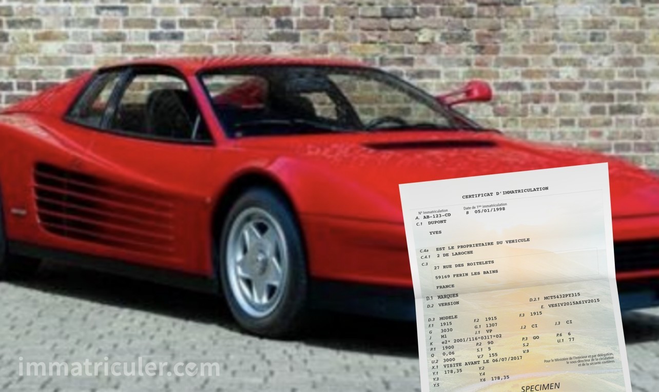 prix carte grise ferrari testarossa-60