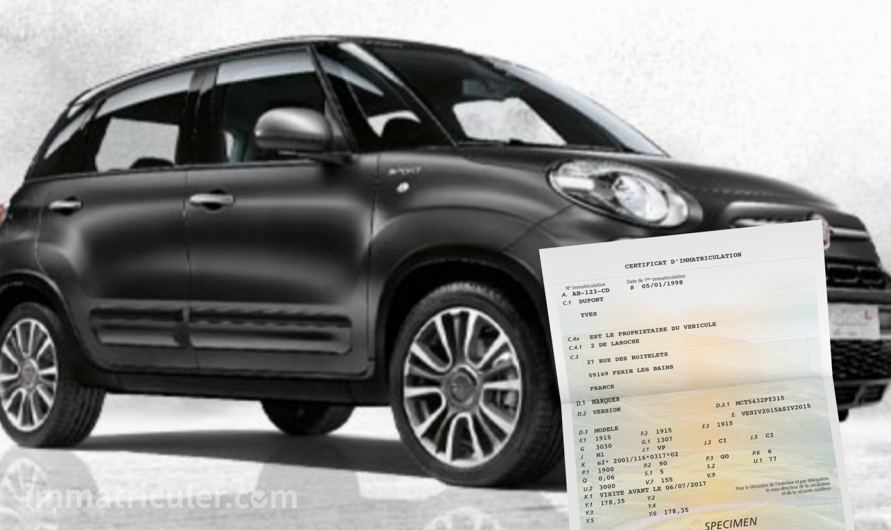 prix carte grise fiat 500l-61