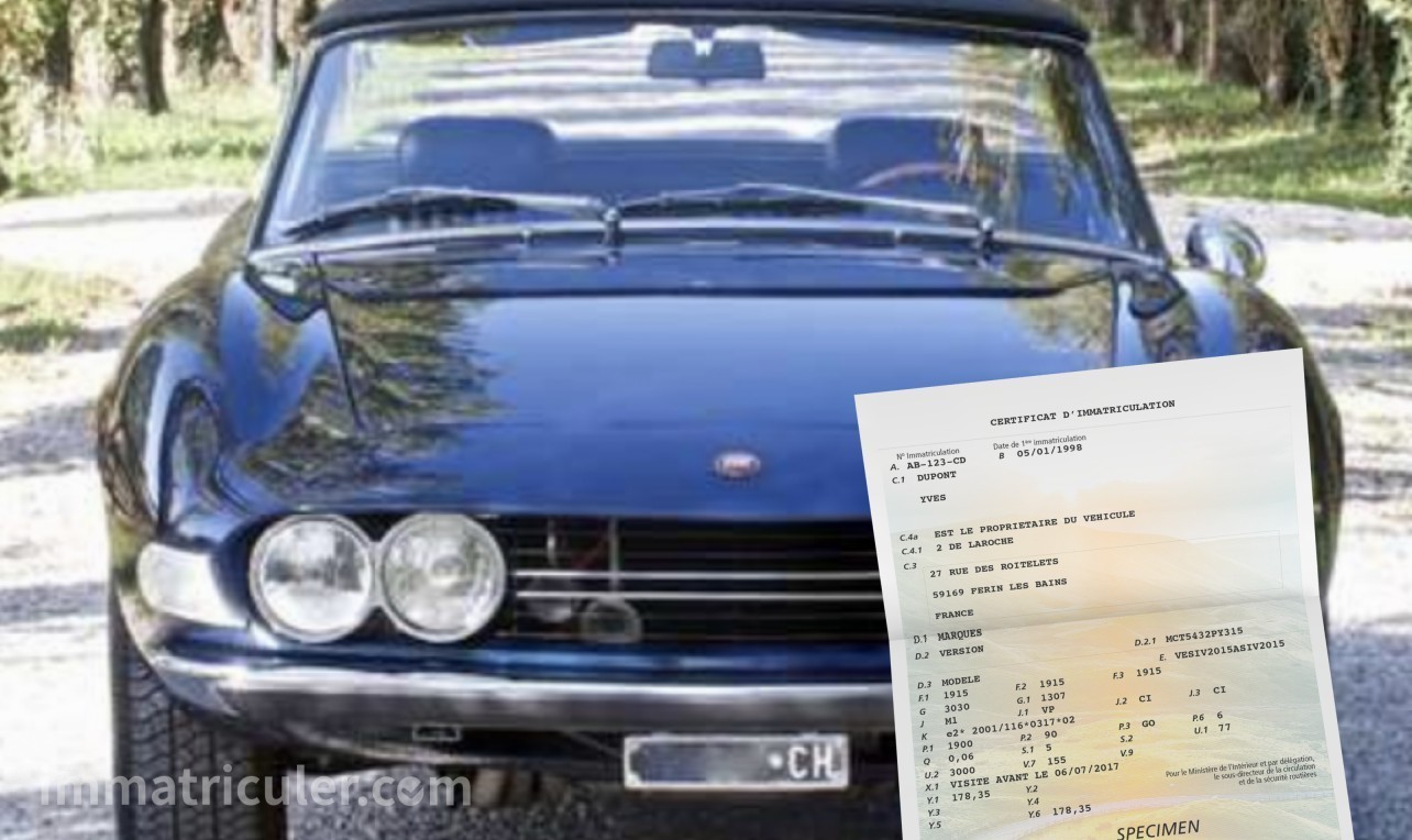 prix carte grise fiat dino-61