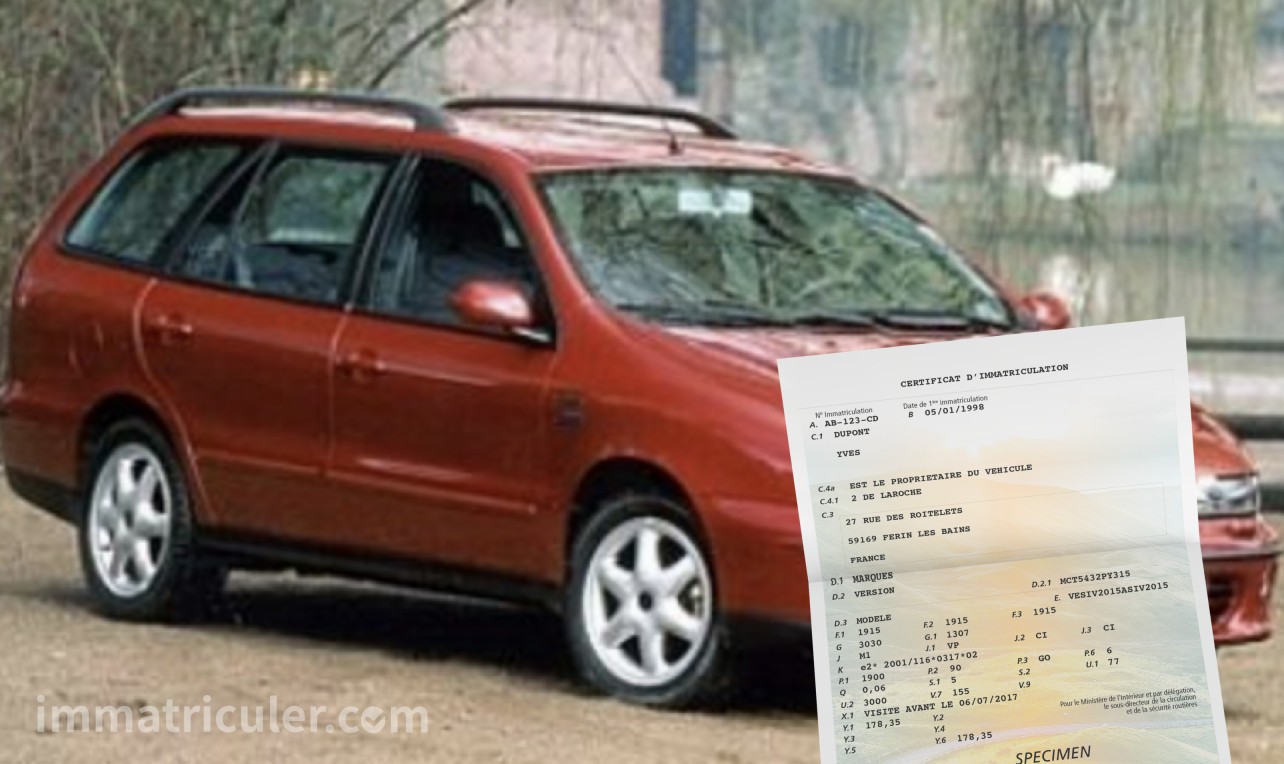 prix carte grise fiat marea-61