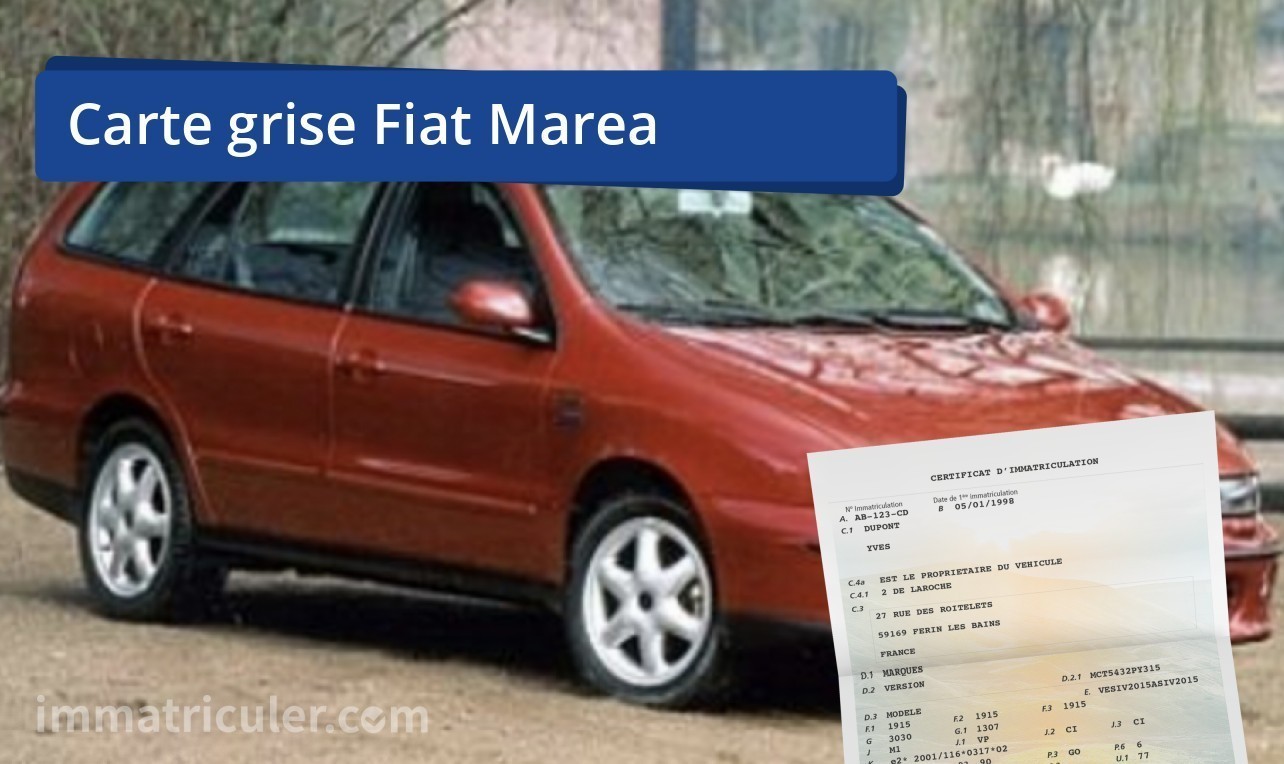prix carte grise fiat marea-61