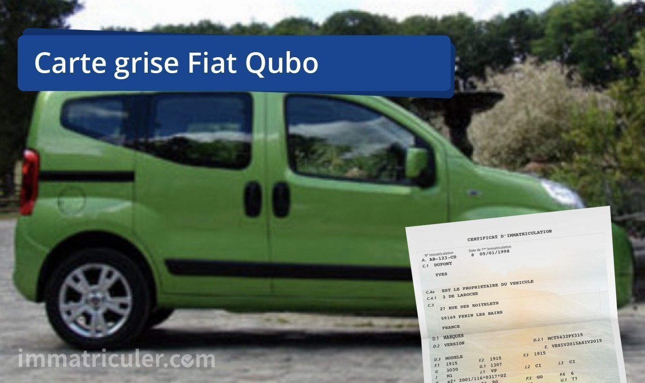 prix carte grise fiat qubo-61
