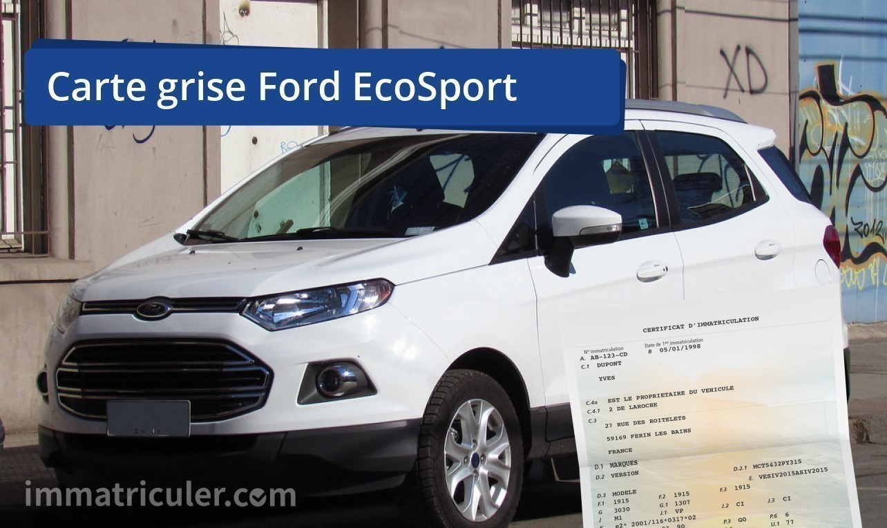 prix carte grise ford ecosport-63