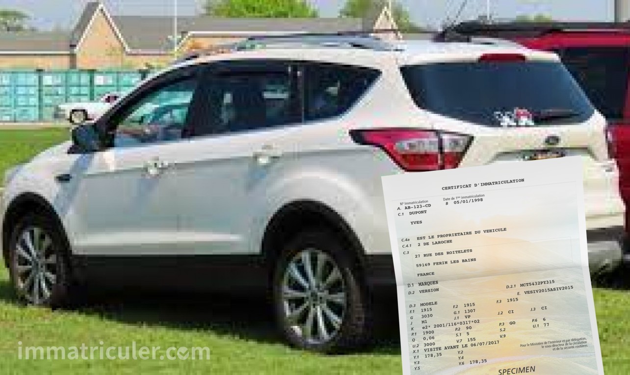 prix carte grise ford escape-63