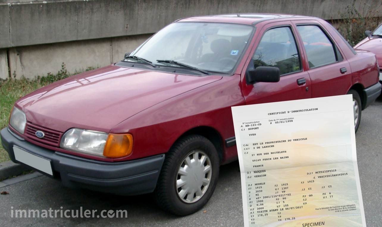 prix carte grise ford sierra-63