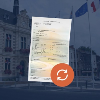 prix carte grise Fresnes 94260