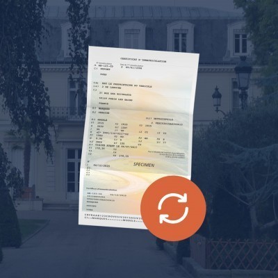 prix carte grise Garches 92380